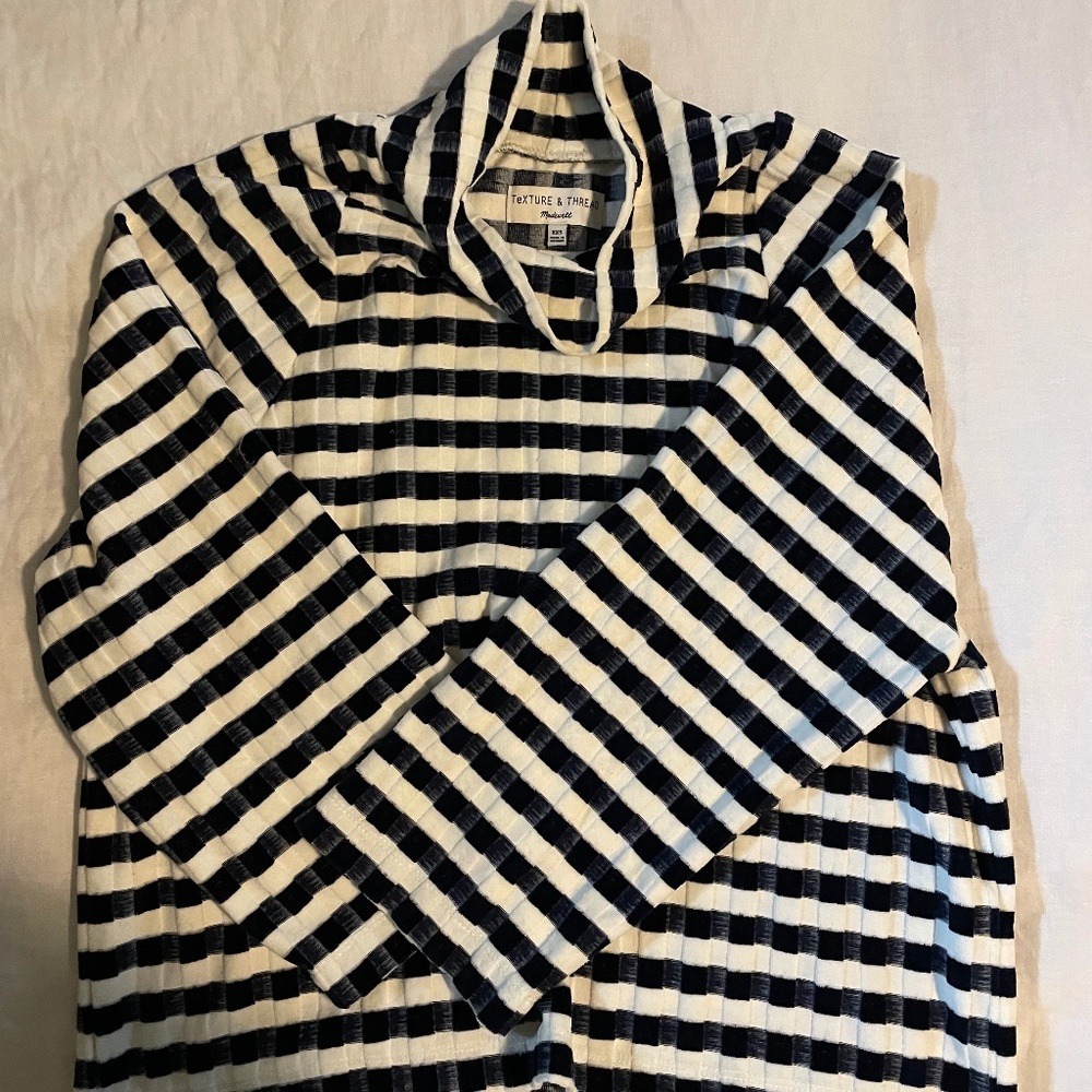 Madewell Velour Cowl Neck